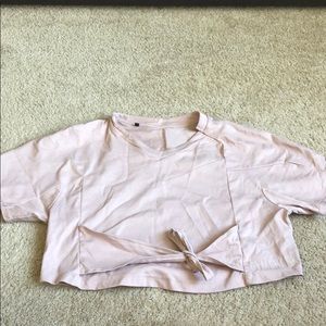 Gymshark Ori Crop Top in Taupe